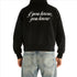 Chaos Black "If you know, You know" Embroidered Hoodie - CHAOS BLACK